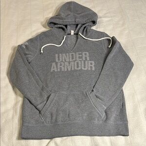 Under Armour Gray Athletic Sweater with Minimalist Design